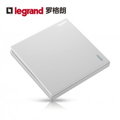 罗格朗 大面板单联单控单开一开1开一位家用电灯开关86型墙壁