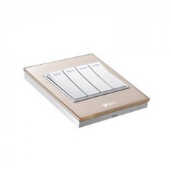 公牛 装饰开关系列面板 4开双控开关插座四开双控开关 G22K412