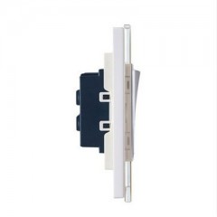 公牛 装饰开关系列面板 4开双控开关插座四开双控开关 G22K412