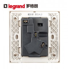罗格朗 16a空调专用插座带开关面板大功率家用电热水器一开三孔