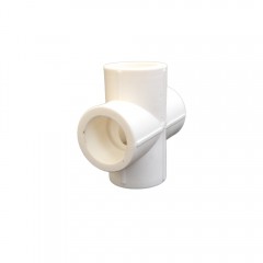 国产 PPR水管平面四通白色热熔管件十字管接头20/25/32/40/50/63/2寸