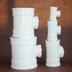 国产 排水管直检 立管立式检查口50/75/110/160 PVC排立检配件