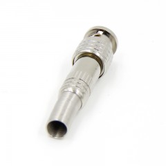 国产 JS/ 75-5美式金芯BNC接头 视频头 免焊接Q9头 拧螺丝监控安防摄像机配件sdi视频插头 bnc监控视频转接头