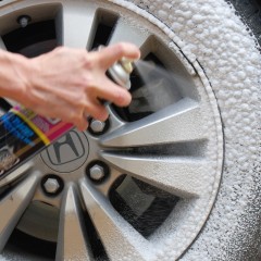 保赐利 轮胎光亮剂 轮胎宝轮胎清洗剂 泡沫上光保护 汽车轮胎蜡