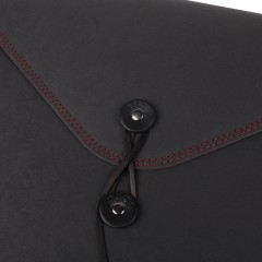 国产 水洗牛皮纸A4文件袋按扣 文件套毛毡档案袋创意资料袋公文套潮