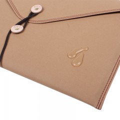 国产 水洗牛皮纸A4文件袋按扣 文件套毛毡档案袋创意资料袋公文套潮