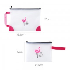 国产 手提透明文具袋拉链袋文件袋收纳袋塑料资料袋办公票据档案袋笔袋