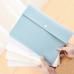 得力 风琴包多层文件夹A4资料册试卷高中生插页袋塑料档案袋手提多功能大容量收纳盒装卷子夹