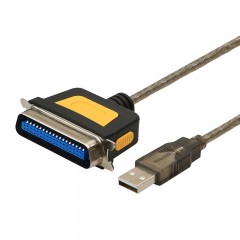 山泽 USB2.0转1284并口DB36数据打印线CN36连接线1.5米 HK-100