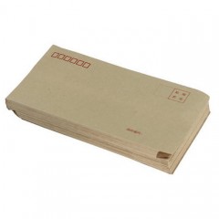 国产 100个/包 牛皮纸信封6号信封 中号信封ZL黄色信封 120*230mm