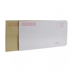 国产 100个/包 牛皮纸信封6号信封 中号信封ZL黄色信封 120*230mm