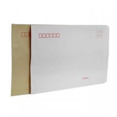 国产 100个/包 牛皮纸信封 7号信封 增值税发票A5白色C5黄色信封