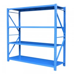 国产 千钧货架仓储仓库房自由组合轻型多层储物置物架展示架货物铁架子