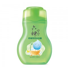 六神 宝宝200ml舒痱洗发沐浴露二合一祛痱