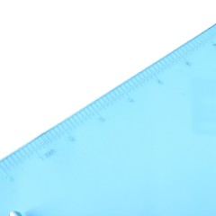 得力 9252板夹 A4塑料板夹书写垫板 文件夹板 透明蓝板夹 写字板夹