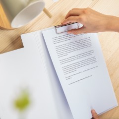 得力 72528板夹文件夹试卷考卷夹本硬纸板垫板夹书写用写字多用途强力夹板萌兔萌猫可爱简约学生文具用品收纳