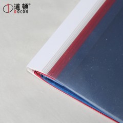 道顿 A4 合同 标书 文件 书本塑料彩色热熔封套 胶装透明封面 带侧胶纸质封皮 热熔装订机 12-24mm