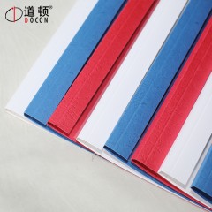 道顿 A4 合同 标书 文件 书本塑料彩色热熔封套 胶装透明封面 带侧胶纸质封皮 热熔装订机 12-24mm