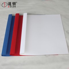 道顿 A4 合同 标书 文件 书本塑料彩色热熔封套 胶装透明封面 带侧胶纸质封皮 热熔装订机 12-24mm