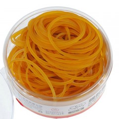 得力 3214橡胶圈 乳胶圈 皮筋 50g/筒 毛重0.05kg 牛皮筋