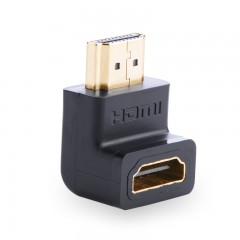 绿联 HDMI转接头公对母 90度直角多朝向可选 hdmi转弯头 HD112