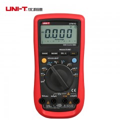 优利德 万用表高精度四位半自动量程数字万能表电容电压表 UT61B/C