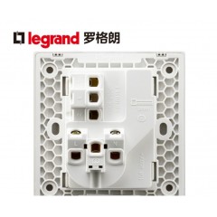 TCL罗格朗86型电源墙壁一开双控五孔5孔带双控开关的插座面板家用