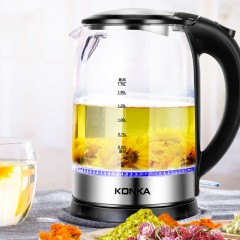 Konka/康佳 304不锈钢食品级玻璃烧水壶 KEK-15DG1720