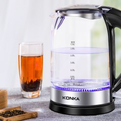 Konka/康佳 304不锈钢食品级玻璃烧水壶 KEK-15DG1720