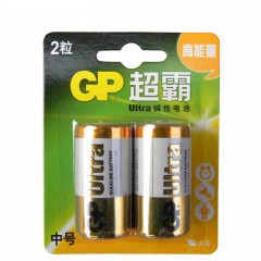 GP超霸 2号中号碱性高能两粒  GP14AU-2IL2
