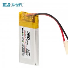 次世代 3.7V  聚合物锂电池 LP502030-250mAh