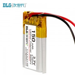 次世代 3.7V  聚合物锂电池 LP402025-150mAh