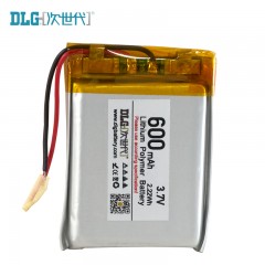 次世代 聚合物锂电池  3.7V LP502540-600mAh