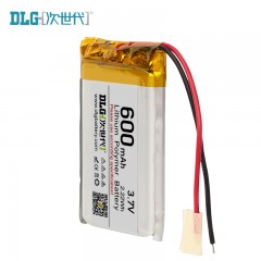 次世代 聚合物锂电池  3.7V LP502540-600mAh