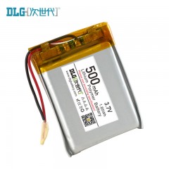 次世代 3.7V 500mAh 聚合物锂电池 LP702530-500