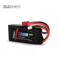 次世代 2S聚合物电池7.4V 2S25C-1000