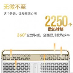 艾美特 取暖器家用/电暖器快热炉电热遥控大功率取暖  HL24088R-W