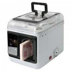 古德 触摸屏捆钞机GD326大屏幕捆扎机 小型扎把机 智能扎钞机全自动型