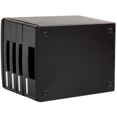 得力 桌面文件柜无锁抽屉式四层 9772