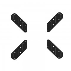 DVHZ 电脑电视机挂架扩展片扩展为200*200 200*300 200*400  A007