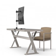 DVHZ 上下双屏显示器支架 股票游戏电脑屏幕万向升降支架 S001