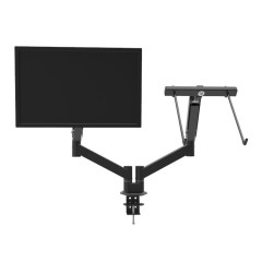 DVHZ 多媒体支架 笔记本支架 液晶显示器双支架 电脑支架桌面  S023