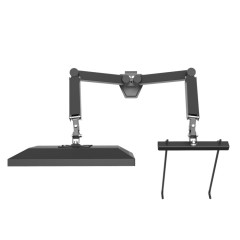 DVHZ 多媒体支架 笔记本支架 液晶显示器双支架 电脑支架桌面  S023