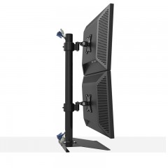 DVHZ 桌面显示器支架摆放式上下双屏底座 两屏监控期货交易架 S0301