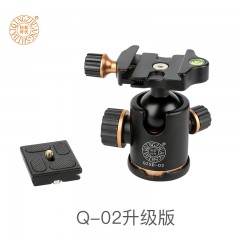 轻装时代 三角架球形云台单反相机摄影全景球型三脚架滑轨云台  Q02