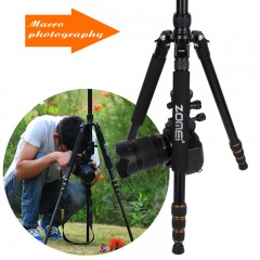 卓美  铝合金三脚架单反相机佳能80d索尼尼康m6三角架支架摄影 Z688