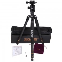 卓美 碳纤维三脚架单反相机佳能700d索尼尼康d5300三角架支架 d7100