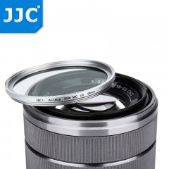 JJC 滤镜49mm UV 富士X100F X100T X70 X100S佳能50 1.8 STM 15-45 A+MCUV