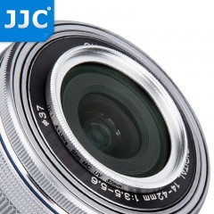 JJC 37mm UV镜奥林巴斯EP5 EM5 EM10 EM10II EM1 14-42镜头滤镜