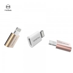 麦多多 苹果6数据线转换头安卓转换iphone5转接头6s plus 5s充电器